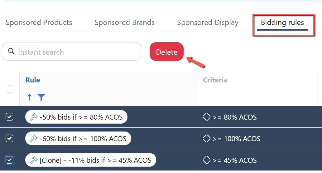 Bulk Delete Function for Strategic Objectives